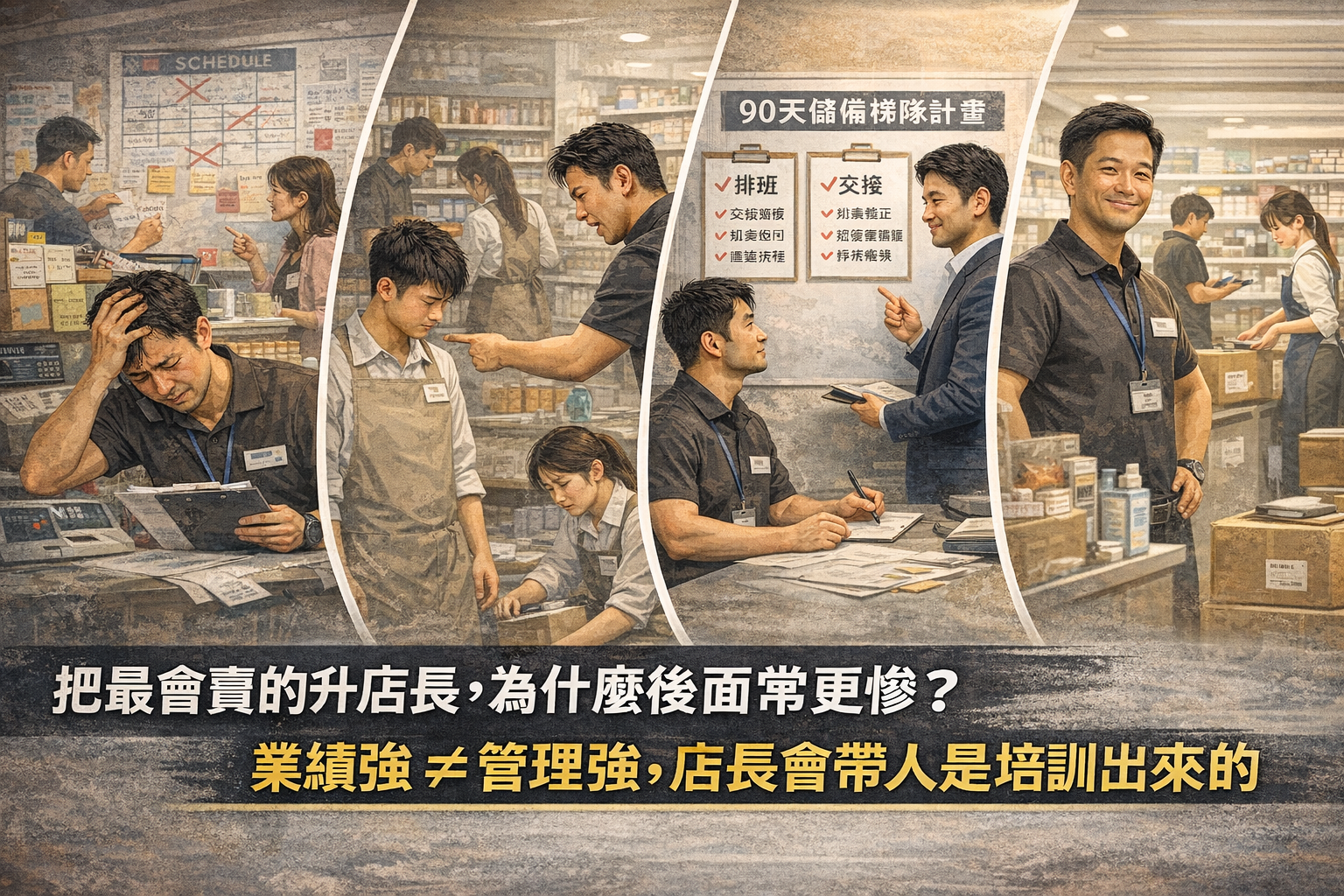 1-3老闆用「誰最會賣」來當店長，後面為什麼常常更慘？