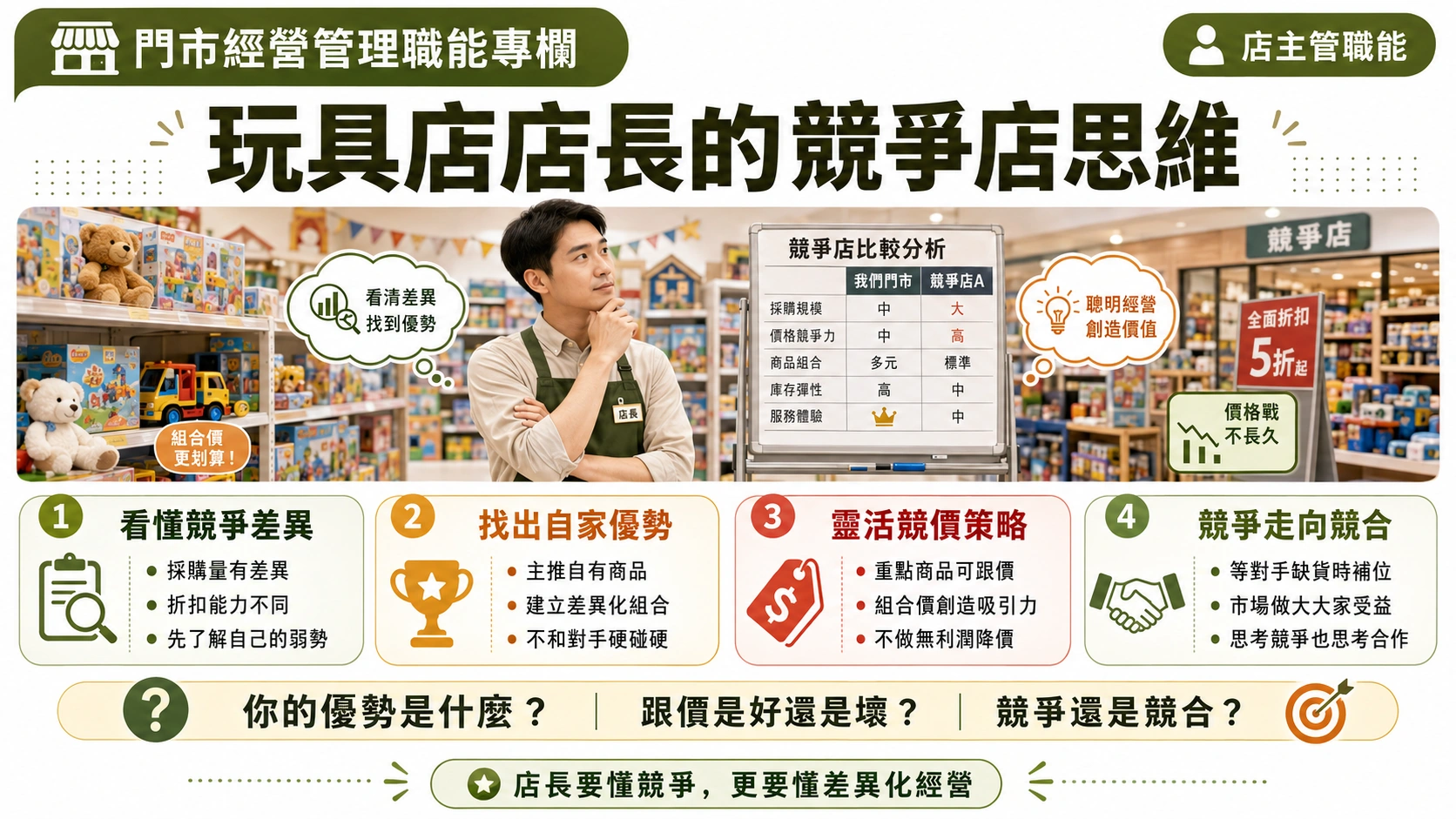 玩具店店長的競爭店思維